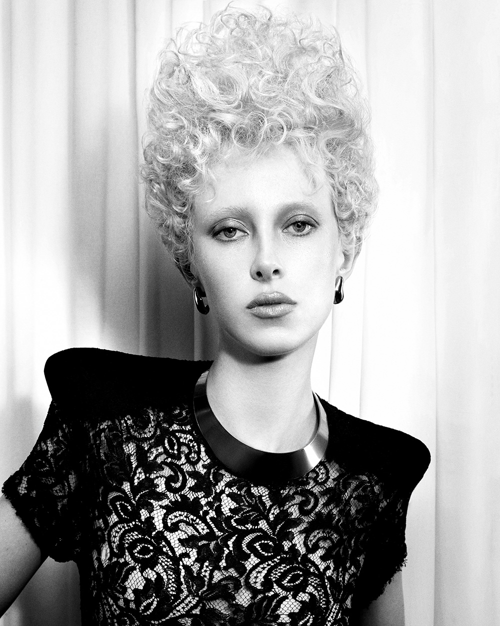 Platinum Ringlets - Jon Wilsdon - BHA North Western Hairdresser of the Year 2026 Finalist Collection